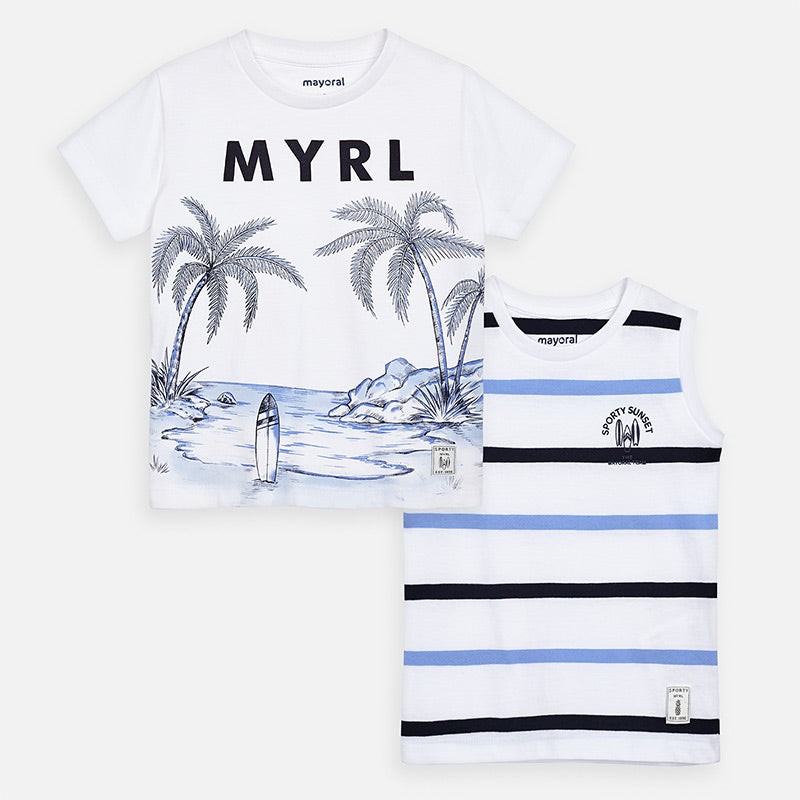 Mayoral Boy 2 T-Shirts Set