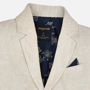 Mayoral Tailored Linen Blazer