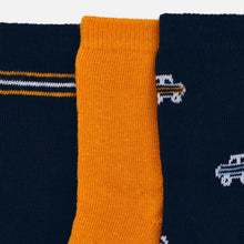 Load image into Gallery viewer, Mayoral Set of 3 Socks &quot;Cars&quot;
