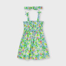 Load image into Gallery viewer, Mayoral Floral Dress with Headband
