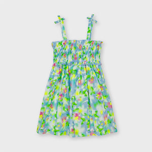 Mayoral Floral Dress with Headband