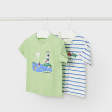 Load image into Gallery viewer, Mayoral Toddler Boy Set of 2 Graphic Tshirts
