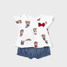Load image into Gallery viewer, Mayoral Newborn Girl Top &amp; Bloomer Set
