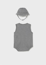 Load image into Gallery viewer, Mayoral Newborn Boy Romper with Hat Set
