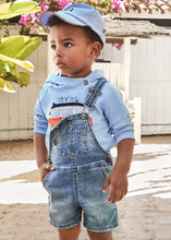 Load image into Gallery viewer, Mayoral Toddler Boy Denim Short Overalls
