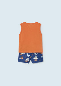 Mayoral Toddler Boy Tshirt & Swimsuit Set