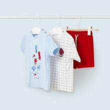 Load image into Gallery viewer, Mayoral Toddler Boy 3-piece Tshirts &amp; Shorts Set
