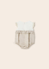 Load image into Gallery viewer, Mayoral Newborn Girl Ceremony Linen Romper
