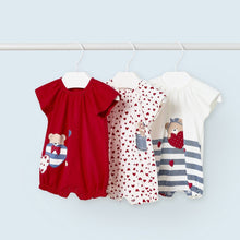 Load image into Gallery viewer, Mayoral Newborn Girl Set of 3 Rompers
