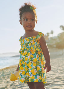 Mayoral Toddler Girl Lemon Print Romper