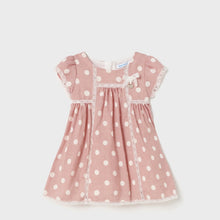 Load image into Gallery viewer, Mayoral Toddler Girl Polka Dot Ceremony Dress
