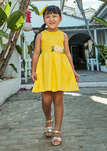 Mayoral Girl Ceremony Dress with a Flower