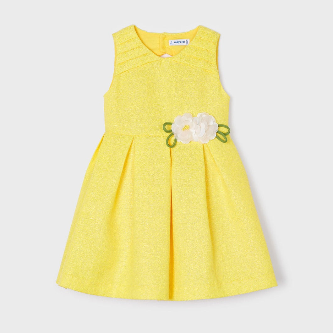 Mayoral Girl Ceremony Dress with a Flower